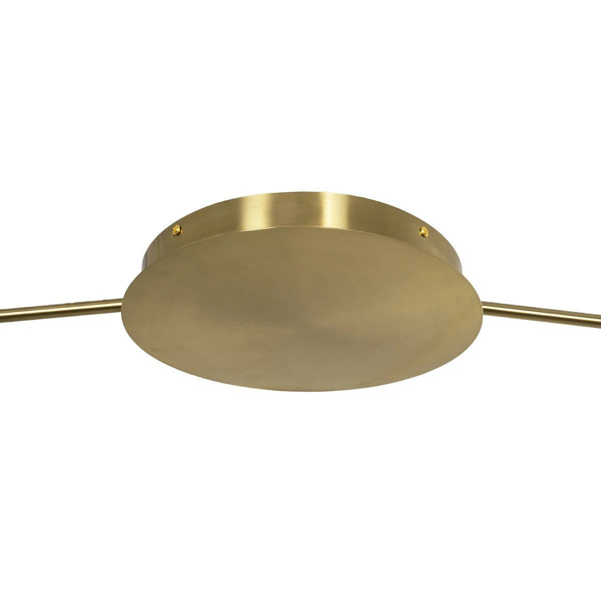 kelvo® GLOW 61675 Μοντέρνο Φωτιστικό Οροφής LED 89W 8900lm 360° AC 220-240V IP20 Ρυθμιζόμενο Λευκό CCT με Χειριστήριο από 2700K έως 6000K Dimmable - Lumileds SMD Chip - Χρυσό Πλατίνα & Λευκό Νήμα - Μ150 x Π150 x Υ30cm - 3 Χρόνια Εγγύηση - ledmania.gr