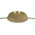 kelvo® GLOW 61675 Μοντέρνο Φωτιστικό Οροφής LED 89W 8900lm 360° AC 220-240V IP20 Ρυθμιζόμενο Λευκό CCT με Χειριστήριο από 2700K έως 6000K Dimmable - Lumileds SMD Chip - Χρυσό Πλατίνα & Λευκό Νήμα - Μ150 x Π150 x Υ30cm - 3 Χρόνια Εγγύηση - ledmania.gr