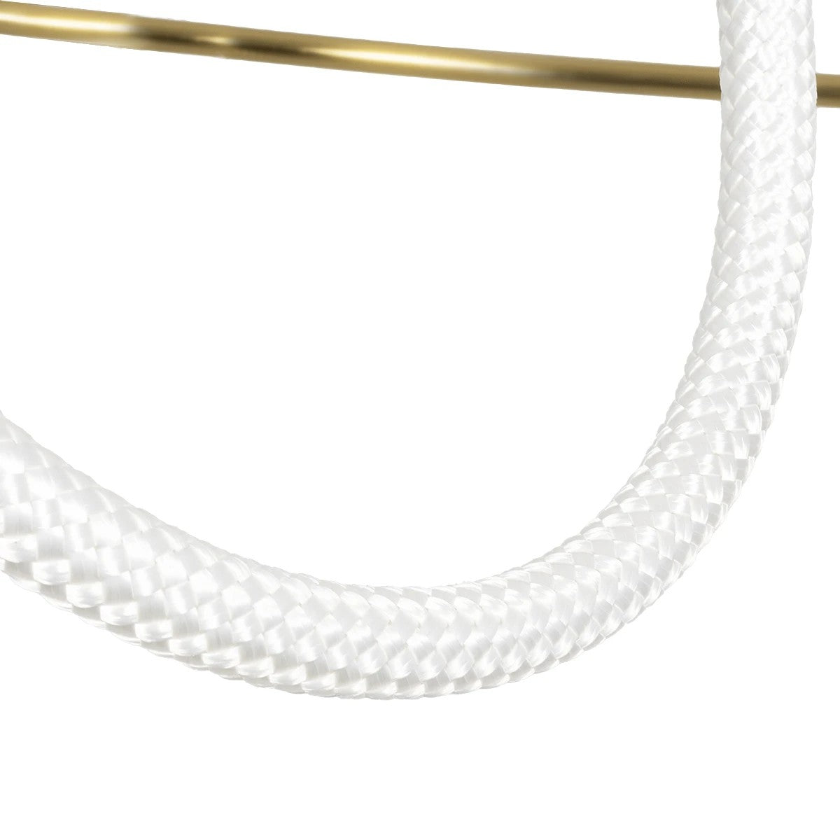 kelvo® GLOW 61675 Μοντέρνο Φωτιστικό Οροφής LED 89W 8900lm 360° AC 220-240V IP20 Ρυθμιζόμενο Λευκό CCT με Χειριστήριο από 2700K έως 6000K Dimmable - Lumileds SMD Chip - Χρυσό Πλατίνα & Λευκό Νήμα - Μ150 x Π150 x Υ30cm - 3 Χρόνια Εγγύηση - ledmania.gr