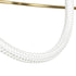kelvo® GLOW 61675 Μοντέρνο Φωτιστικό Οροφής LED 89W 8900lm 360° AC 220-240V IP20 Ρυθμιζόμενο Λευκό CCT με Χειριστήριο από 2700K έως 6000K Dimmable - Lumileds SMD Chip - Χρυσό Πλατίνα & Λευκό Νήμα - Μ150 x Π150 x Υ30cm - 3 Χρόνια Εγγύηση - ledmania.gr
