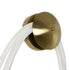 kelvo® GLOW 61677 Μοντέρνο Φωτιστικό Τοίχου - Απλίκα LED 60W 6000lm 360° AC 220-240V IP20 Ρυθμιζόμενο Λευκό CCT με Χειριστήριο από 2700K έως 6000K Dimmable - Lumileds SMD Chip - Χρυσό Πλατίνα & Λευκό Νήμα - Μ40 x Π15 x Υ110cm - 3 Χρόνια Εγγύηση - ledmania.gr