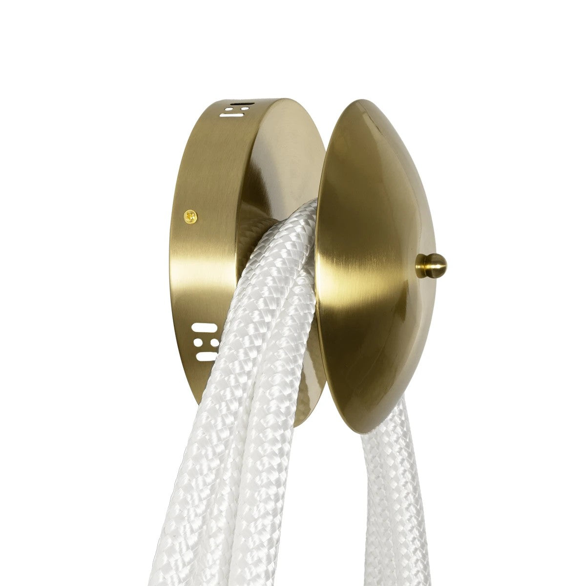 kelvo® GLOW 61677 Μοντέρνο Φωτιστικό Τοίχου - Απλίκα LED 60W 6000lm 360° AC 220-240V IP20 Ρυθμιζόμενο Λευκό CCT με Χειριστήριο από 2700K έως 6000K Dimmable - Lumileds SMD Chip - Χρυσό Πλατίνα & Λευκό Νήμα - Μ40 x Π15 x Υ110cm - 3 Χρόνια Εγγύηση - ledmania.gr