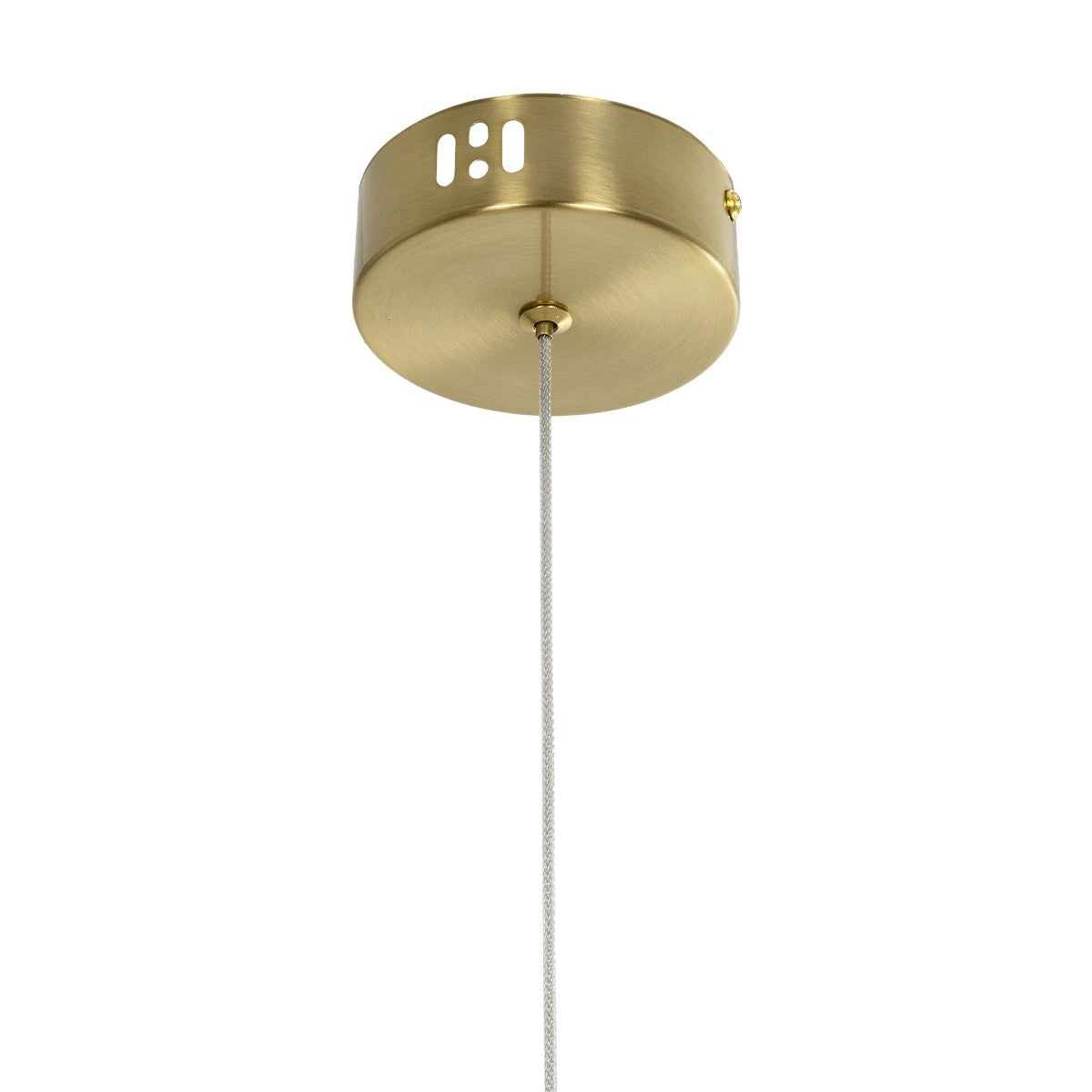 kelvo® GLOW 61679 Μοντέρνο Κρεμαστό Φωτιστικό Οροφής LED 18W 1800lm 360° AC 220-240V IP20 Ρυθμιζόμενο Λευκό CCT με On/Off 2700K/4500K/6000K - Lumileds SMD Chip - Χρυσό Πλατίνα & Λευκό Νήμα - Μ20 x Π5 x Υ60cm - 3 Χρόνια Εγγύηση - ledmania.gr