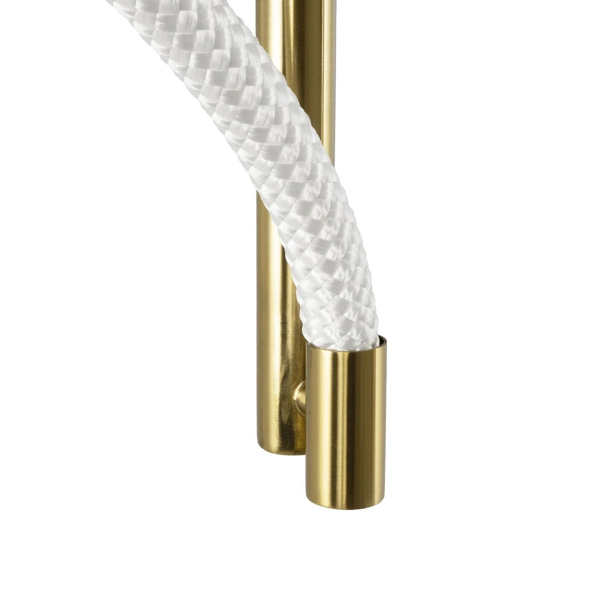 kelvo® GLOW 61682 Μοντέρνο Φωτιστικό Τοίχου - Απλίκα LED 24W 2400lm 360° AC 220-240V IP20 Ρυθμιζόμενο Λευκό CCT με On/Off 2700K/4500K/6000K - Lumileds SMD Chip - Χρυσό Πλατίνα & Λευκό Νήμα - Μ30 x Π15 x Υ70cm - 3 Χρόνια Εγγύηση - ledmania.gr
