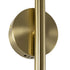 kelvo® GLOW 61682 Μοντέρνο Φωτιστικό Τοίχου - Απλίκα LED 24W 2400lm 360° AC 220-240V IP20 Ρυθμιζόμενο Λευκό CCT με On/Off 2700K/4500K/6000K - Lumileds SMD Chip - Χρυσό Πλατίνα & Λευκό Νήμα - Μ30 x Π15 x Υ70cm - 3 Χρόνια Εγγύηση - ledmania.gr