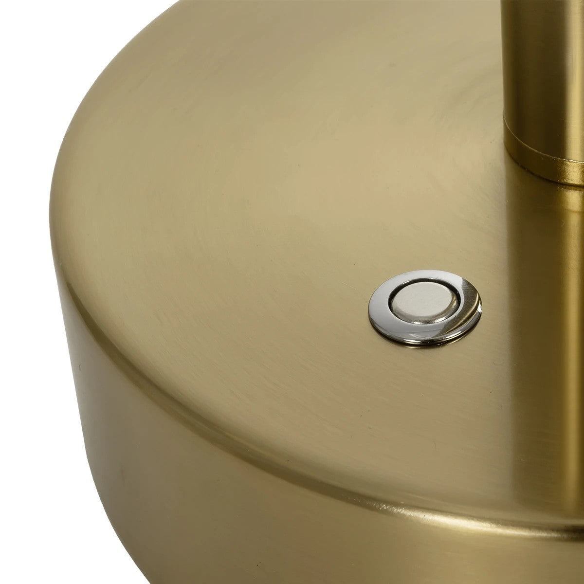 kelvo® GLOW 61685 Μοντέρνο Επιτραπέζιο Φωτιστικό Πορτατίφ LED 18W 1800lm 360° AC 220-240V IP20 Ρυθμιζόμενο Λευκό CCT με Αφή 2700K/4500K/6000K Dimmable - Lumileds SMD Chip - Χρυσό Πλατίνα & Λευκό Νήμα - Μ30 x Π30 x Υ60cm - 3 Χρόνια Εγγύηση - ledmania.gr