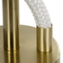 kelvo® GLOW 61685 Μοντέρνο Επιτραπέζιο Φωτιστικό Πορτατίφ LED 18W 1800lm 360° AC 220-240V IP20 Ρυθμιζόμενο Λευκό CCT με Αφή 2700K/4500K/6000K Dimmable - Lumileds SMD Chip - Χρυσό Πλατίνα & Λευκό Νήμα - Μ30 x Π30 x Υ60cm - 3 Χρόνια Εγγύηση - ledmania.gr