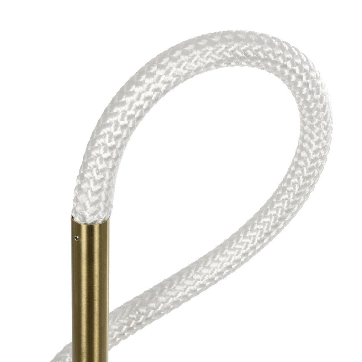 kelvo® GLOW 61685 Μοντέρνο Επιτραπέζιο Φωτιστικό Πορτατίφ LED 18W 1800lm 360° AC 220-240V IP20 Ρυθμιζόμενο Λευκό CCT με Αφή 2700K/4500K/6000K Dimmable - Lumileds SMD Chip - Χρυσό Πλατίνα & Λευκό Νήμα - Μ30 x Π30 x Υ60cm - 3 Χρόνια Εγγύηση - ledmania.gr