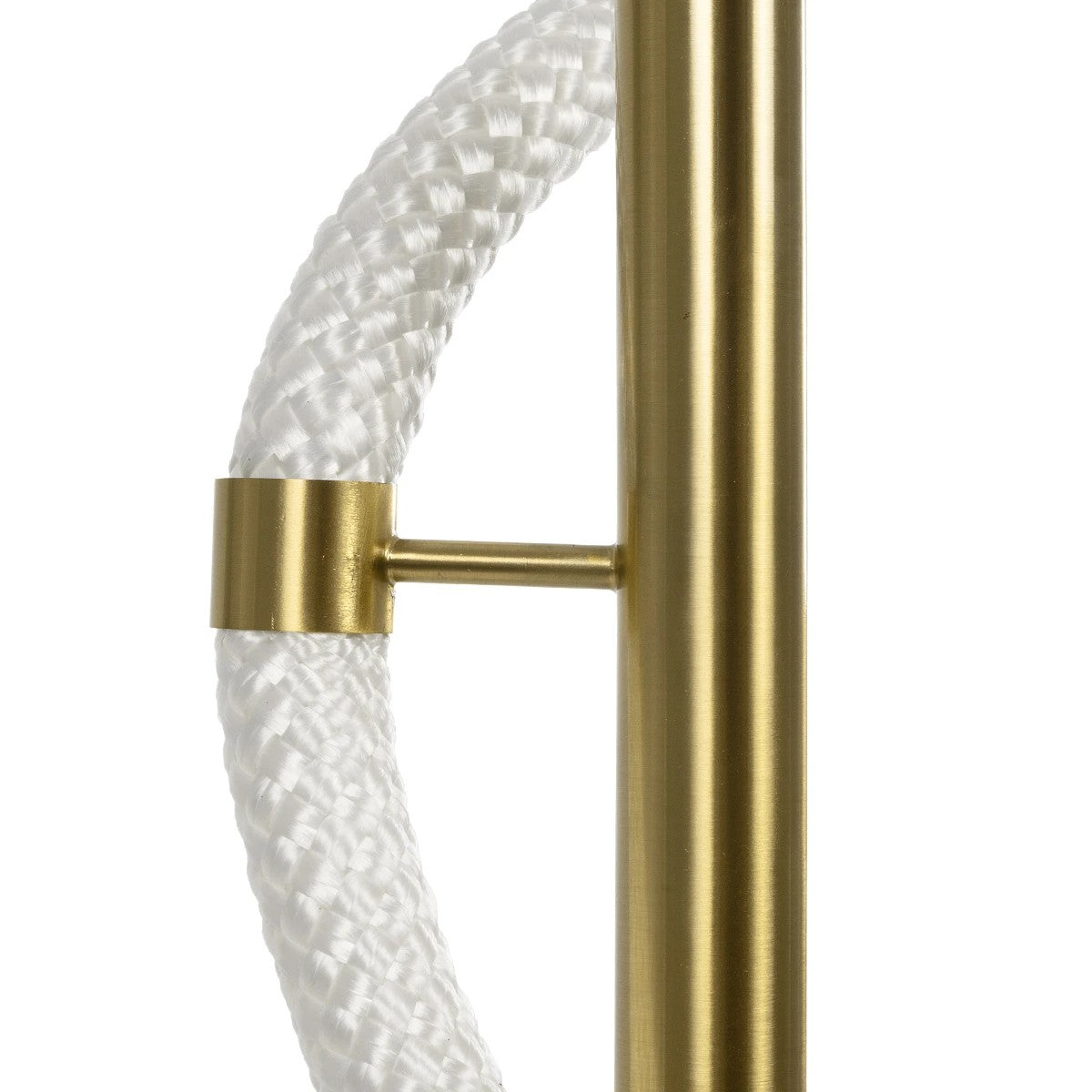 kelvo® GLOW 61685 Μοντέρνο Επιτραπέζιο Φωτιστικό Πορτατίφ LED 18W 1800lm 360° AC 220-240V IP20 Ρυθμιζόμενο Λευκό CCT με Αφή 2700K/4500K/6000K Dimmable - Lumileds SMD Chip - Χρυσό Πλατίνα & Λευκό Νήμα - Μ30 x Π30 x Υ60cm - 3 Χρόνια Εγγύηση - ledmania.gr