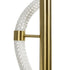 kelvo® GLOW 61685 Μοντέρνο Επιτραπέζιο Φωτιστικό Πορτατίφ LED 18W 1800lm 360° AC 220-240V IP20 Ρυθμιζόμενο Λευκό CCT με Αφή 2700K/4500K/6000K Dimmable - Lumileds SMD Chip - Χρυσό Πλατίνα & Λευκό Νήμα - Μ30 x Π30 x Υ60cm - 3 Χρόνια Εγγύηση - ledmania.gr