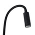 GloboStar® GOOSE 61690 Φωτιστικό Τοίχου - Απλίκα LED 3W 300lm 36° AC 220-240V IP20 - Reading Light - Θερμό Λευκό 2700K Μαύρο Αλουμίνιο - Μ6.5 x Π22.5 x Υ23cm - 2 Xρόνια Εγγύηση - ledmania.gr