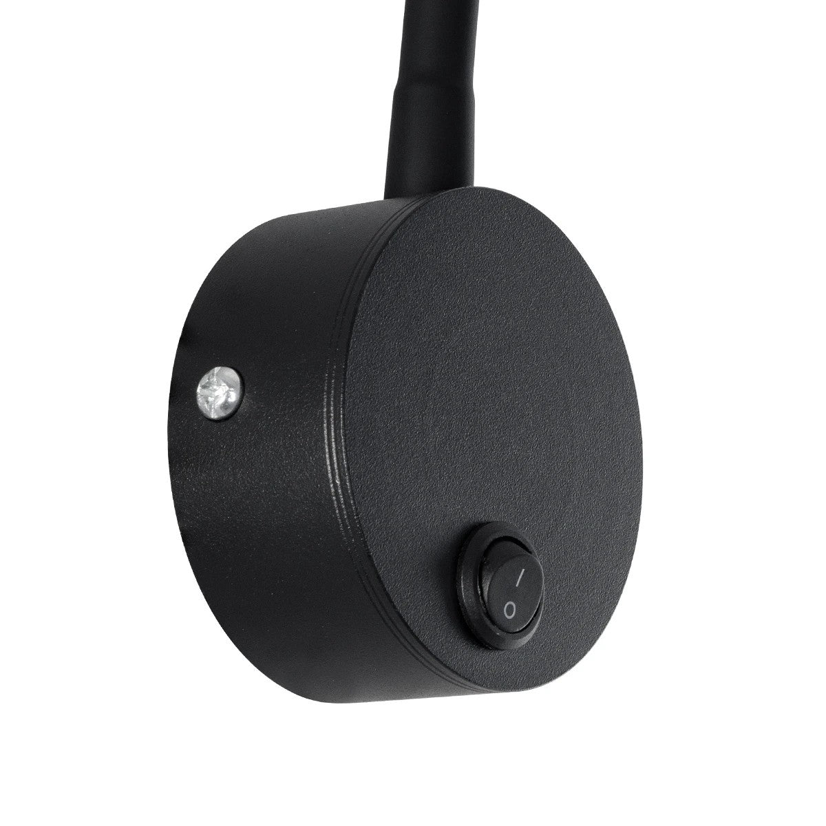 GloboStar® GOOSE 61690 Φωτιστικό Τοίχου - Απλίκα LED 3W 300lm 36° AC 220-240V IP20 - Reading Light - Θερμό Λευκό 2700K Μαύρο Αλουμίνιο - Μ6.5 x Π22.5 x Υ23cm - 2 Xρόνια Εγγύηση - ledmania.gr