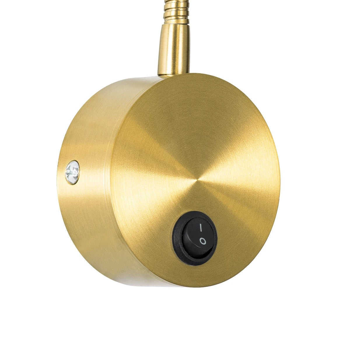 GLOBOSTAR® GOOSE 61692 Μοντέρνο Φωτιστικό Τοίχου - Απλίκα Ξενοδοχείου Reading Light LED 3W 300lm 36° AC 220-240V IP20 Θερμό Λευκό 2700K - CREE XPE Chip & TÜV SÜD Driver - Χρυσό Βούρτσας - Μ6.5 x Π15 xΥ24.5cm - 3 Χρόνια Εγγύηση