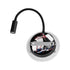 GLOBOSTAR® GOOSE 61695 Μοντέρνο Φωτιστικό Τοίχου - Απλίκα Ξενοδοχείου Reading Light με Φορτιστή USB 3A LED 6W 600lm 36° & 360° AC 220-240V IP20 Θερμό Λευκό 2700K - Bridgelux COB Chip & TÜV SÜD Driver - Μαύρο Ματ - Μ15.5 x Π22.5 x Υ30cm - 3 Χρόνια Εγγύηση - ledmania.gr