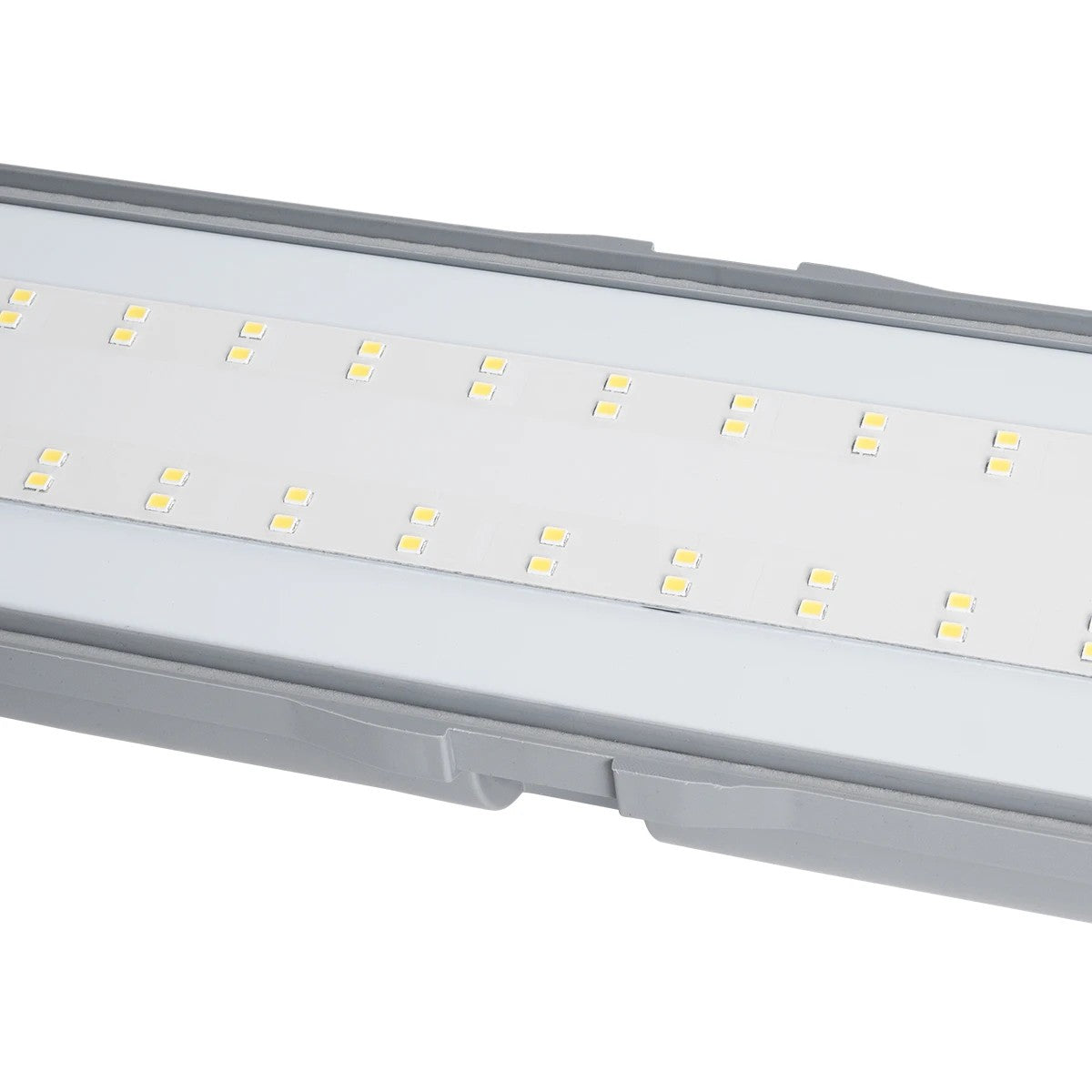 GloboStar® PARKING 61702 LED Γραμμικό Βιομηχανικό Φωτιστικό Tri-Proof 120cm 48W 5760lm 120° AC 220-240V Αδιάβροχο IP67 -  2.4G Smart Group Control System with Microwave Sensor - Μ120 x Π10,5 x Υ8cm - 5000K - 5 Χρόνια Εγγύηση