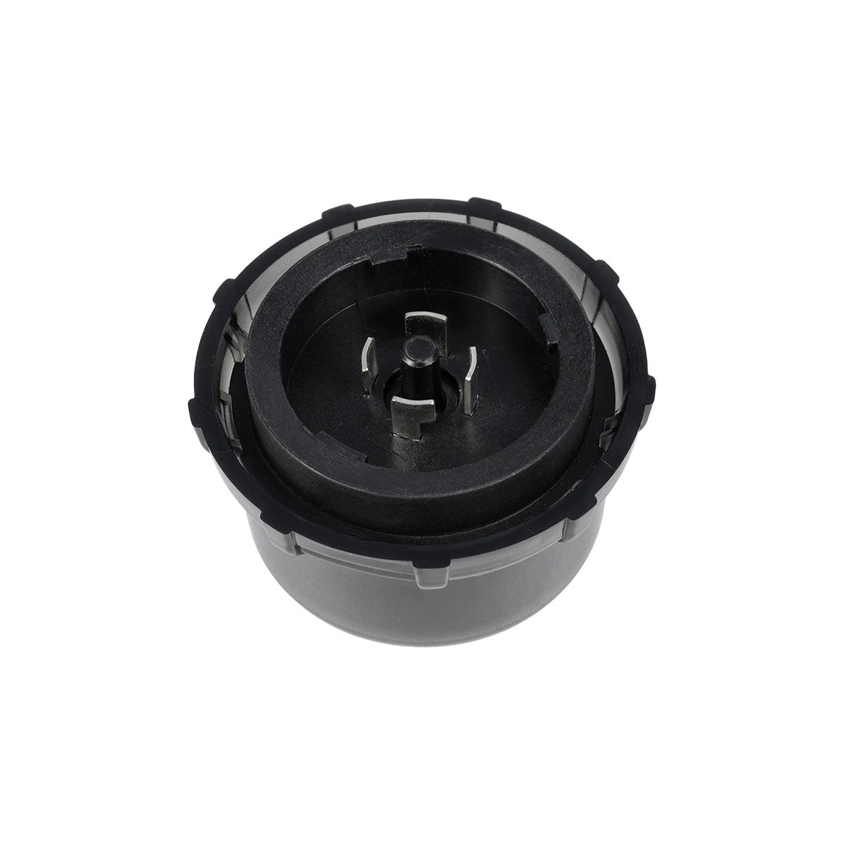 GLOBOSTAR® INDUSTRY-CAP 61707 Κάλυμμα με Zhaga Socket για τα Βιομηχανικά Φωτιστικά Καμπάνες High Bay UFO Τεχνολογίας Smart Group Linkable Control System 2.4Ghz Αδιάβροχο IP65 Μαύρο Πλαστικό ABS - Μ5 x Π5 x Υ3.5cm