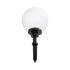GLOBOSTAR® AGROS 61708 Φωτιστικό Κήπου / Καρφωτό με Ντουί 1 x E27 AC 220-240V Αδιάβροχο IP65 - Λευκό & Μάυρο - Μ30 x Π30 x Υ64cm - ledmania.gr