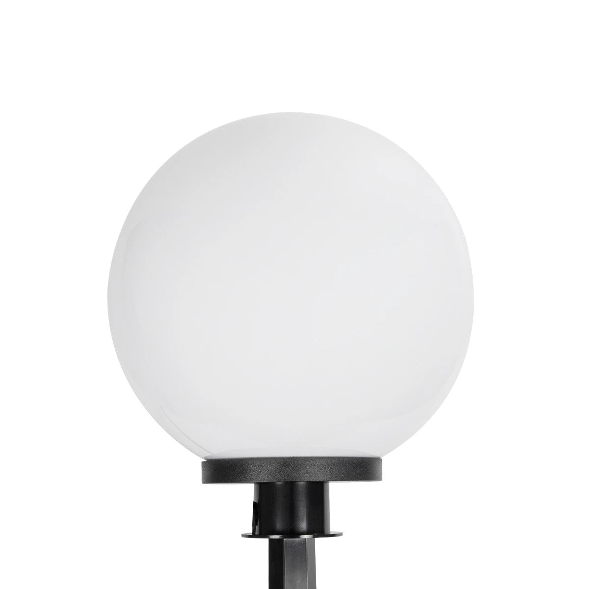 GLOBOSTAR® AGROS 61708 Φωτιστικό Κήπου / Καρφωτό με Ντουί 1 x E27 AC 220-240V Αδιάβροχο IP65 - Λευκό & Μάυρο - Μ30 x Π30 x Υ64cm - ledmania.gr