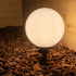 GLOBOSTAR® AGROS 61708 Φωτιστικό Κήπου / Καρφωτό με Ντουί 1 x E27 AC 220-240V Αδιάβροχο IP65 - Λευκό & Μάυρο - Μ30 x Π30 x Υ64cm - ledmania.gr
