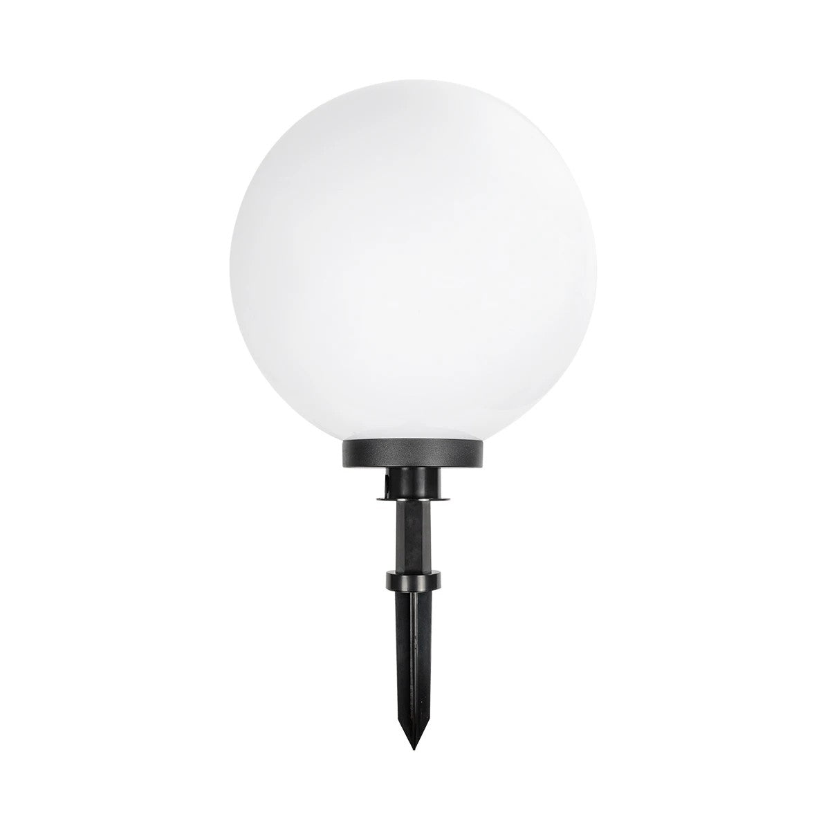GLOBOSTAR® AGROS 61709 Φωτιστικό Κήπου / Καρφωτό με Ντουί 1 x E27 AC 220-240V Αδιάβροχο IP65 - Λευκό & Μάυρο - Μ40 x Π40 x Υ74cm - ledmania.gr