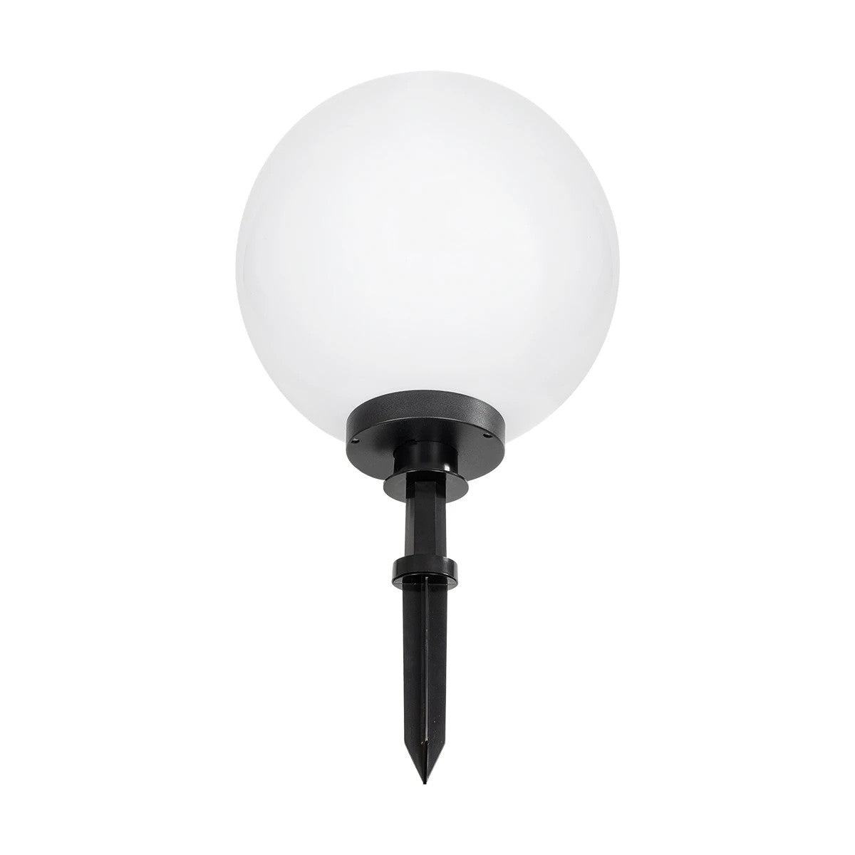 GLOBOSTAR® AGROS 61709 Φωτιστικό Κήπου / Καρφωτό με Ντουί 1 x E27 AC 220-240V Αδιάβροχο IP65 - Λευκό & Μάυρο - Μ40 x Π40 x Υ74cm - ledmania.gr