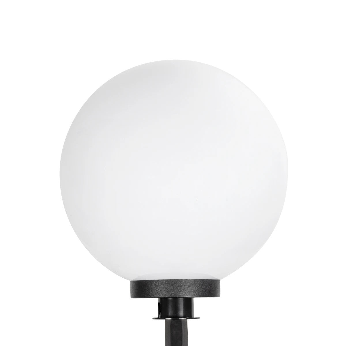 GLOBOSTAR® AGROS 61709 Φωτιστικό Κήπου / Καρφωτό με Ντουί 1 x E27 AC 220-240V Αδιάβροχο IP65 - Λευκό & Μάυρο - Μ40 x Π40 x Υ74cm - ledmania.gr