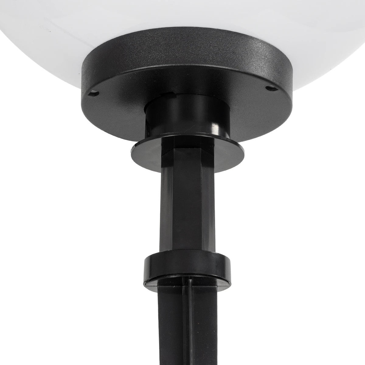 GLOBOSTAR® AGROS 61709 Φωτιστικό Κήπου / Καρφωτό με Ντουί 1 x E27 AC 220-240V Αδιάβροχο IP65 - Λευκό & Μάυρο - Μ40 x Π40 x Υ74cm - ledmania.gr