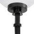 GLOBOSTAR® AGROS 61709 Φωτιστικό Κήπου / Καρφωτό με Ντουί 1 x E27 AC 220-240V Αδιάβροχο IP65 - Λευκό & Μάυρο - Μ40 x Π40 x Υ74cm - ledmania.gr