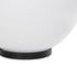 GLOBOSTAR® AGROS 61710 Φωτιστικό Κήπου με Ντουί 1 x E27 AC 220-240V Αδιάβροχο IP65 - Λευκό & Μάυρο - Μ30 x Π30 x Υ32cm - ledmania.gr
