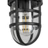GLOBOSTAR® AGRE 61711 Φωτιστικό Τοίχου - Απλίκα Κήπου με Ντουί 1 x E27 AC 220-240V Αδιάβροχο IP65 - Μάυρο - Μ18 x Π11.5 x Υ22cm - ledmania.gr