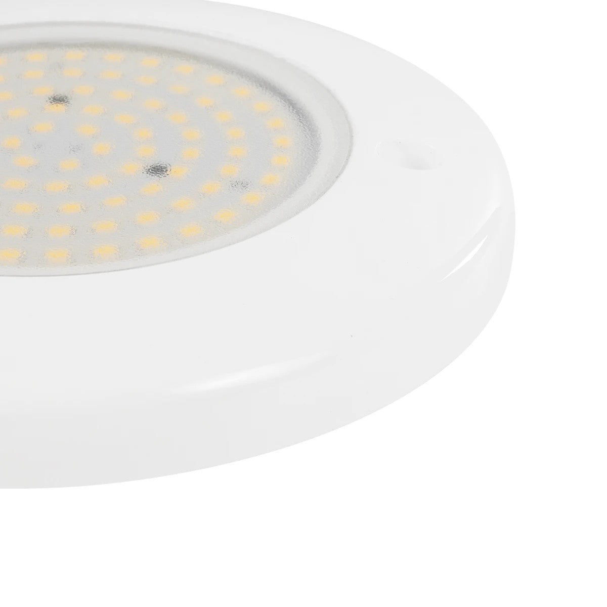 GLOBOSTAR® POOLARTY 61716 Υποβρύχιο Φωτιστικό για Σιντριβάνια/Πισίνες LED 8W 600lm 120° DC 12V Αδιάβροχο IP68 Θερμό Λευκό 2700K Dimmable - Bridgelux SMD Chip - 1m VDE Rubber Καλώδιο - Φ13 x Υ2cm - 3 Χρόνια Εγγύηση - ledmania.gr