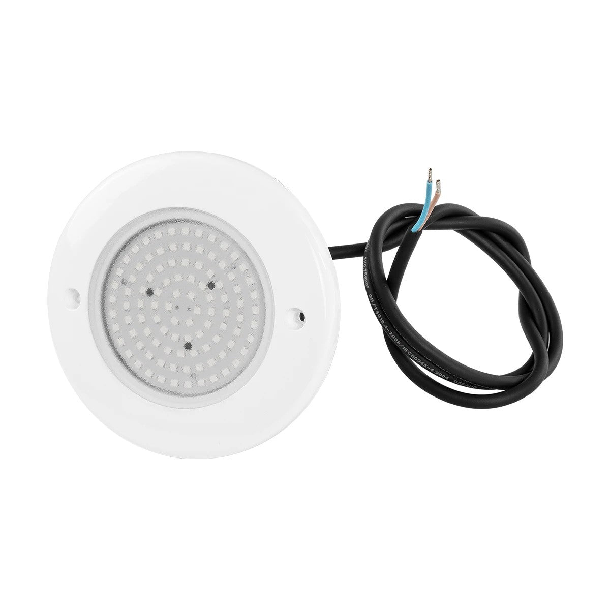 GLOBOSTAR® POOLARTY 61717 Υποβρύχιο Φωτιστικό για Σιντριβάνια/Πισίνες LED 8W 560lm 120° DC 12V Αδιάβροχο IP68 Μπλε Dimmable - Bridgelux SMD Chip - 1m VDE Rubber Καλώδιο - Φ13 x Υ2cm - 3 Χρόνια Εγγύηση - ledmania.gr