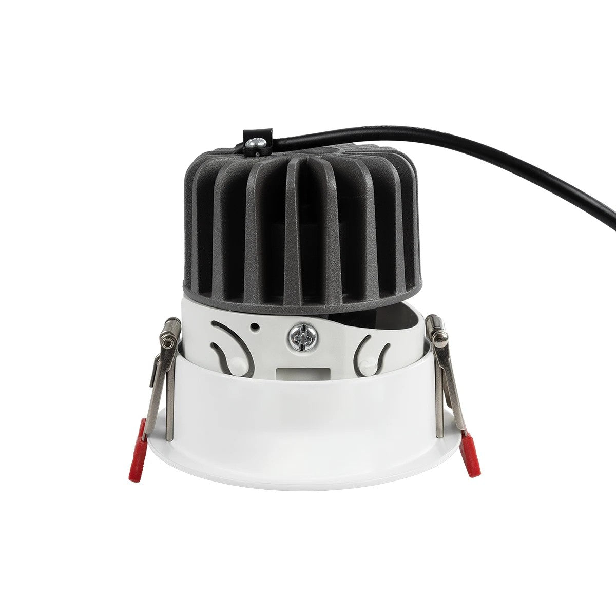 kelvo® PINADO KLV-101-0129 Χωνευτό Downlight Σποτ LED 7W 875lm 15° AC 220-240V IP20 Φυσικό Λευκό 4500K - Bridgelux COB Chip & TÜV SÜD Driver - Λευκό Ματ - Μ8.3 x Π8.3 x Υ8.16cm / Q7.3cm - 5 Χρόνια Εγγύηση - ledmania.gr