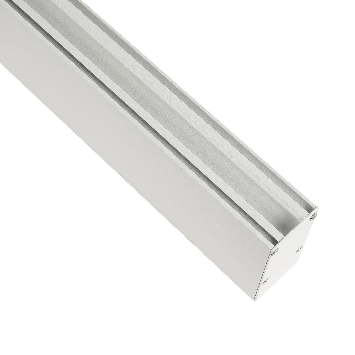 GLOBOSTAR® ALP-LINEAR LUMILINE 61763-3M Επιφανειακό / Κρεμαστό / Επιτοίχιο Προφίλ Αλουμινίου με Λευκό Γαλακτερό Πατητό Κάλυμμα για Ταινίες LED IP20 - Λευκό Ματ - Μ300 x Π3.5 x Υ7cm - ledmania.gr
