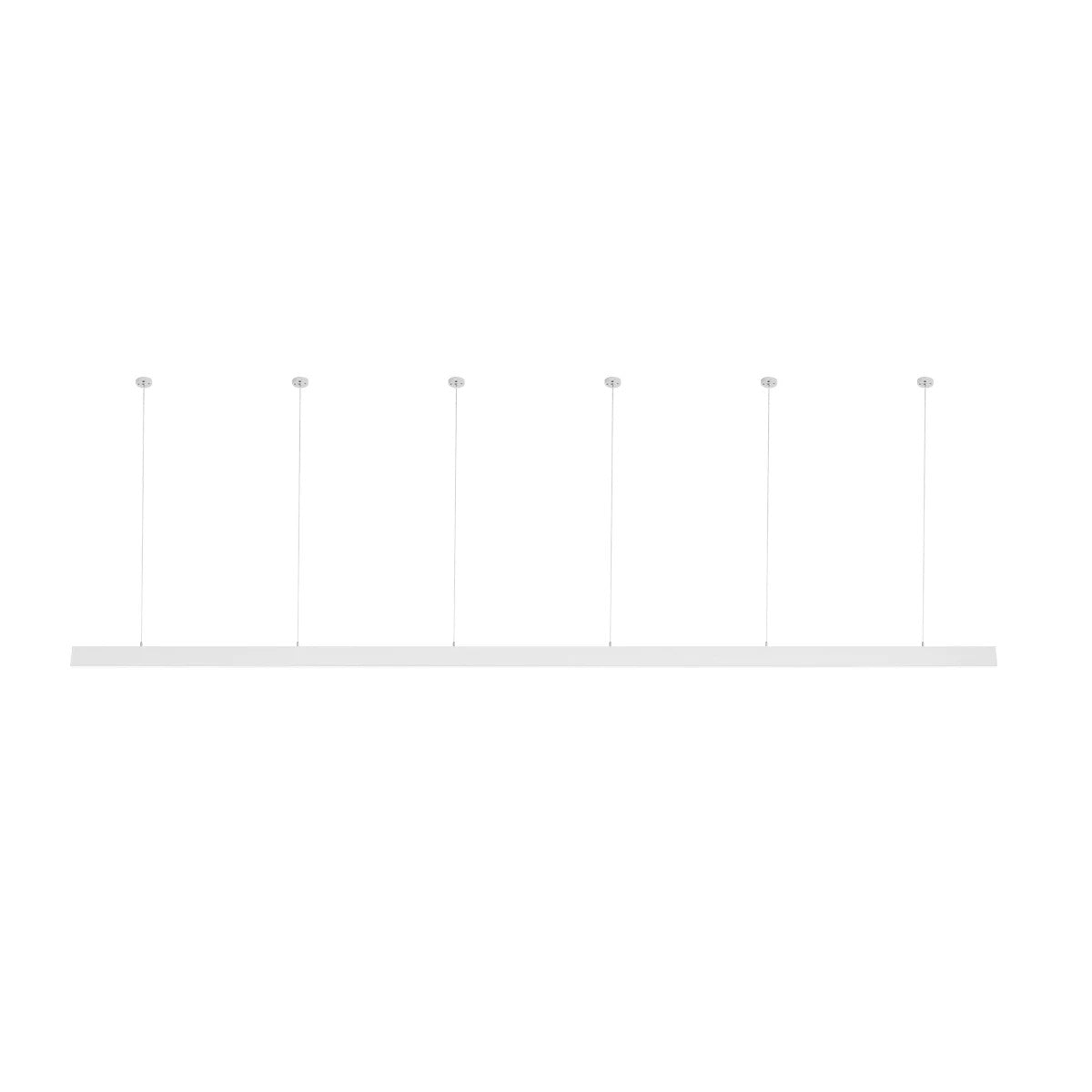 GLOBOSTAR® ALP-LINEAR LUMILINE 61763-3M Επιφανειακό / Κρεμαστό / Επιτοίχιο Προφίλ Αλουμινίου με Λευκό Γαλακτερό Πατητό Κάλυμμα για Ταινίες LED IP20 - Λευκό Ματ - Μ300 x Π3.5 x Υ7cm - ledmania.gr