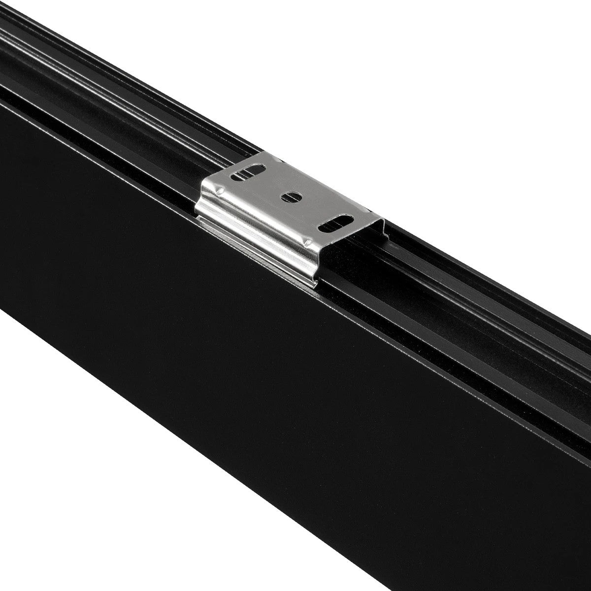 GLOBOSTAR® ALP-LINEAR LUMILINE 61764-3M Επιφανειακό / Κρεμαστό / Επιτοίχιο Προφίλ Αλουμινίου με Λευκό Γαλακτερό Πατητό Κάλυμμα για Ταινίες LED IP20 - Μαύρο Ματ - Μ300 x Π3.5 x Υ7cm - ledmania.gr