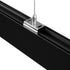 GLOBOSTAR® ALP-LINEAR LUMILINE 61764-3M Επιφανειακό / Κρεμαστό / Επιτοίχιο Προφίλ Αλουμινίου με Λευκό Γαλακτερό Πατητό Κάλυμμα για Ταινίες LED IP20 - Μαύρο Ματ - Μ300 x Π3.5 x Υ7cm - ledmania.gr