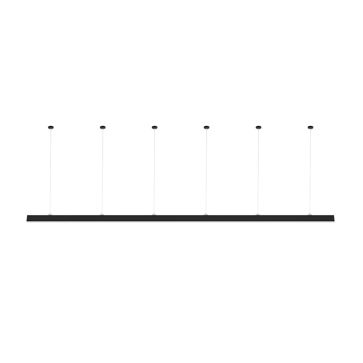 GLOBOSTAR® ALP-LINEAR LUMILINE 61764-3M Επιφανειακό / Κρεμαστό / Επιτοίχιο Προφίλ Αλουμινίου με Λευκό Γαλακτερό Πατητό Κάλυμμα για Ταινίες LED IP20 - Μαύρο Ματ - Μ300 x Π3.5 x Υ7cm - ledmania.gr