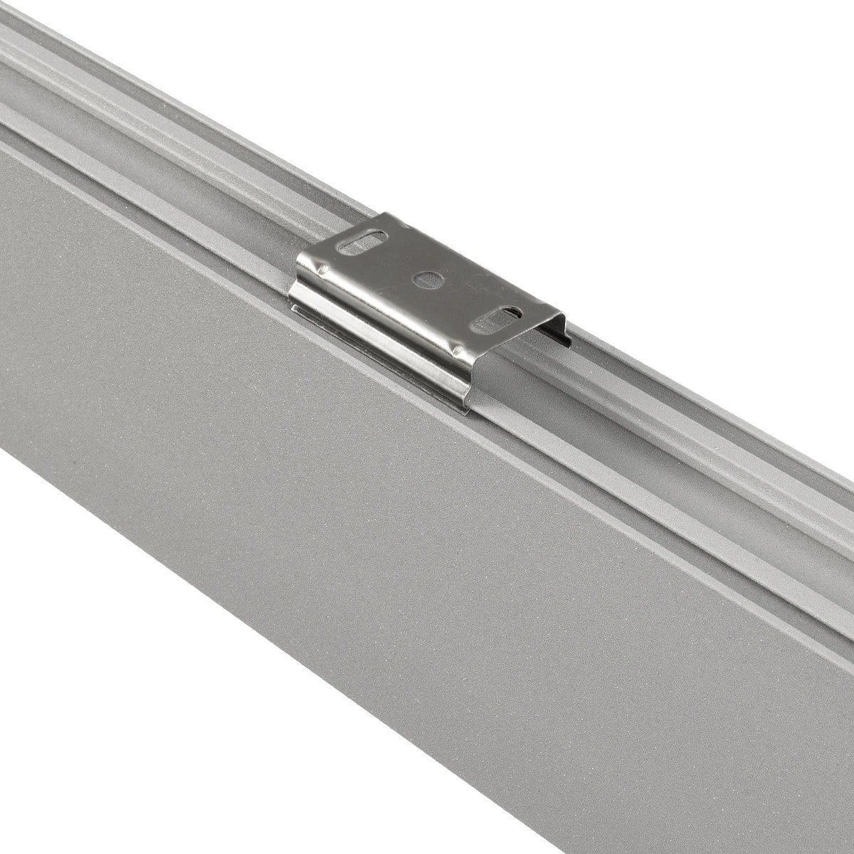 GLOBOSTAR® ALP-LINEAR LUMILINE 61765-3M Επιφανειακό / Κρεμαστό / Επιτοίχιο Προφίλ Αλουμινίου με Λευκό Γαλακτερό Πατητό Κάλυμμα για Ταινίες LED IP20 - Γκρι Ανθρακί Ματ - Μ300 x Π3.5 x Υ7cm - ledmania.gr