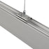 GLOBOSTAR® ALP-LINEAR LUMILINE 61765-3M Επιφανειακό / Κρεμαστό / Επιτοίχιο Προφίλ Αλουμινίου με Λευκό Γαλακτερό Πατητό Κάλυμμα για Ταινίες LED IP20 - Γκρι Ανθρακί Ματ - Μ300 x Π3.5 x Υ7cm - ledmania.gr