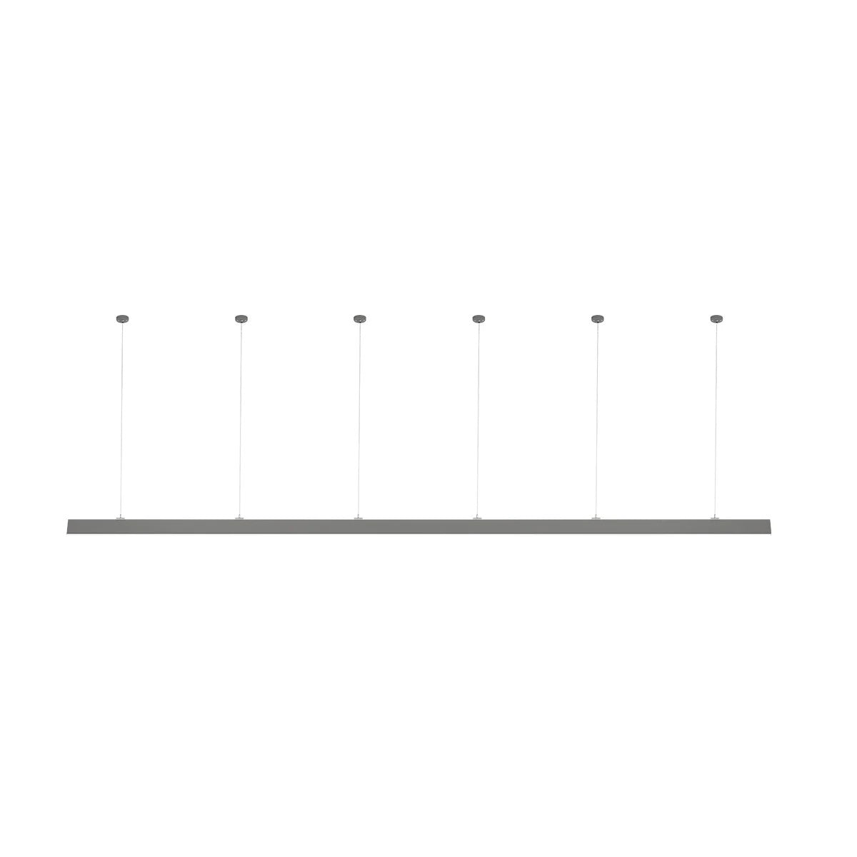 GLOBOSTAR® ALP-LINEAR LUMILINE 61765-3M Επιφανειακό / Κρεμαστό / Επιτοίχιο Προφίλ Αλουμινίου με Λευκό Γαλακτερό Πατητό Κάλυμμα για Ταινίες LED IP20 - Γκρι Ανθρακί Ματ - Μ300 x Π3.5 x Υ7cm - ledmania.gr