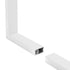 GLOBOSTAR® ALP-CORNER-SIDE90 LUMILINE 61766 Επιφανειακό / Κρεμαστό Προφίλ Αλουμινίου Γωνία με Λευκό Γαλακτερό Πατητό Κάλυμμα για Ταινίες LED IP20 - Λευκό Ματ - Μ30 x Π3.5 x Υ7cm - ledmania.gr
