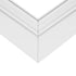GLOBOSTAR® ALP-CORNER-SIDE90 LUMILINE 61766 Επιφανειακό / Κρεμαστό Προφίλ Αλουμινίου Γωνία με Λευκό Γαλακτερό Πατητό Κάλυμμα για Ταινίες LED IP20 - Λευκό Ματ - Μ30 x Π3.5 x Υ7cm - ledmania.gr