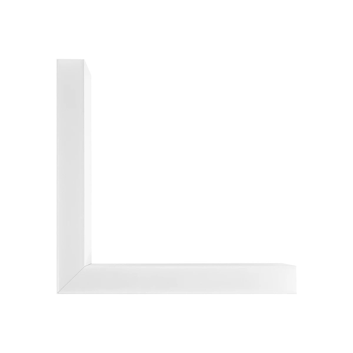 GLOBOSTAR® ALP-CORNER-SIDE90 LUMILINE 61766 Επιφανειακό / Κρεμαστό Προφίλ Αλουμινίου Γωνία με Λευκό Γαλακτερό Πατητό Κάλυμμα για Ταινίες LED IP20 - Λευκό Ματ - Μ30 x Π3.5 x Υ7cm - ledmania.gr