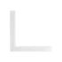 GLOBOSTAR® ALP-CORNER-SIDE90 LUMILINE 61766 Επιφανειακό / Κρεμαστό Προφίλ Αλουμινίου Γωνία με Λευκό Γαλακτερό Πατητό Κάλυμμα για Ταινίες LED IP20 - Λευκό Ματ - Μ30 x Π3.5 x Υ7cm - ledmania.gr