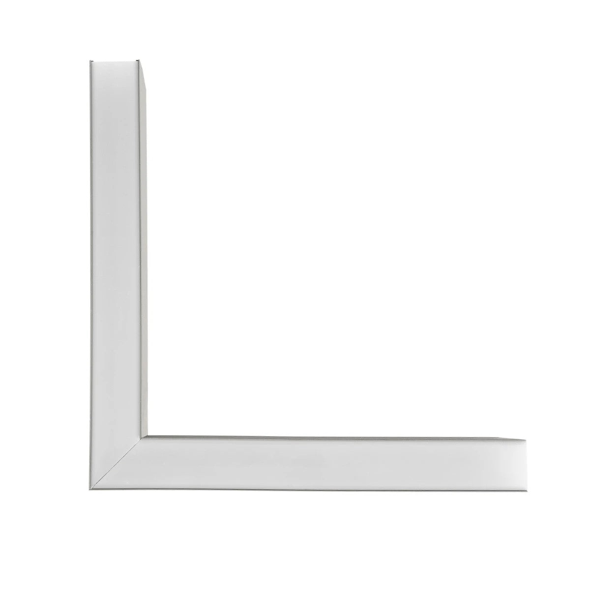 GLOBOSTAR® ALP-CORNER-SIDE90 LUMILINE 61768 Επιφανειακό / Κρεμαστό Προφίλ Αλουμινίου Γωνία με Λευκό Γαλακτερό Πατητό Κάλυμμα για Ταινίες LED IP20 - Γκρι Ανθρακί Ματ - Μ30 x Π3.5 x Υ7cm