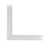 GLOBOSTAR® ALP-CORNER-SIDE90 LUMILINE 61768 Επιφανειακό / Κρεμαστό Προφίλ Αλουμινίου Γωνία με Λευκό Γαλακτερό Πατητό Κάλυμμα για Ταινίες LED IP20 - Γκρι Ανθρακί Ματ - Μ30 x Π3.5 x Υ7cm