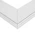 GLOBOSTAR® ALP-CORNER-IN90 LUMILINE 61769 Επιφανειακό / Κρεμαστό Προφίλ Αλουμινίου Γωνία με Λευκό Γαλακτερό Πατητό Κάλυμμα για Ταινίες LED IP20 - Λευκό Ματ - Μ30 x Π3.5 x Υ7cm - ledmania.gr