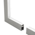 GLOBOSTAR® ALP-CORNER-IN90 LUMILINE 61771 Επιφανειακό / Κρεμαστό Προφίλ Αλουμινίου Γωνία με Λευκό Γαλακτερό Πατητό Κάλυμμα για Ταινίες LED IP20 - Γκρι Ανθρακί Ματ - Μ30 x Π3.5 x Υ7cm - ledmania.gr