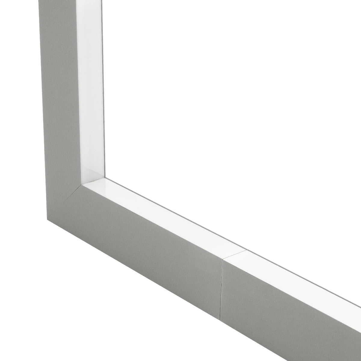 GLOBOSTAR® ALP-CORNER-IN90 LUMILINE 61771 Επιφανειακό / Κρεμαστό Προφίλ Αλουμινίου Γωνία με Λευκό Γαλακτερό Πατητό Κάλυμμα για Ταινίες LED IP20 - Γκρι Ανθρακί Ματ - Μ30 x Π3.5 x Υ7cm - ledmania.gr